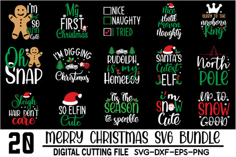 Christmas svg bundle, Christmas Cut Files Cricut Silhouette SVG md faruk hossain 