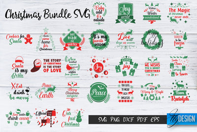 Christmas SVG Bundle. Christmas Ornament. Christmas Quotes 1 SVG Fly Design 