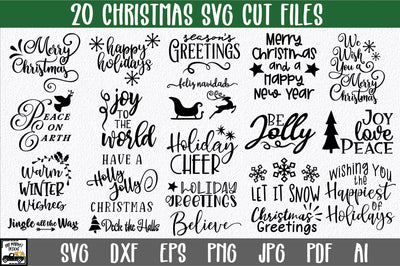 Christmas SVG Bundle - Christmas Sign Bundle SVG Old Market 