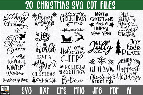 Christmas SVG Bundle - Christmas Sign Bundle SVG Old Market 