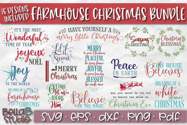 Christmas SVG Bundle, Christmas Sign SVG SVG TB Designs 