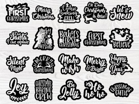 Christmas SVG Bundle, Christmas Signs, Svg Quotes SVG TonisArtStudio 