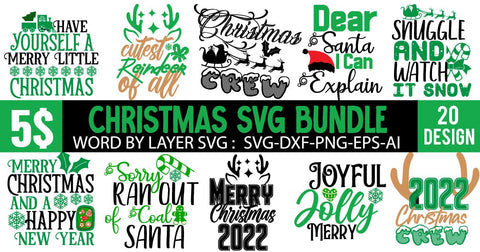 Christmas SVG Bundle , Christmas SVG Bundle , Christmas SVG Quotes , Christmas SVG Bundle, Winter svg, Funny Christmas Shirt Design, Kids christmas svg SVG BlackCatsMedia 