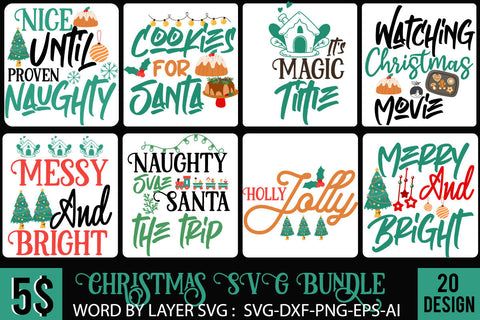 Christmas SVG Bundle ,Christmas SVG Bundle Quotes , Funny SVG Bundle SVG BlackCatsMedia 