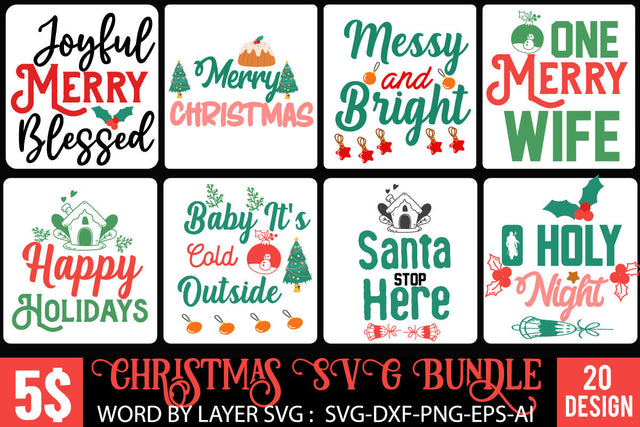 Christmas SVG Bundle ,Christmas SVG Bundle Quotes , Funny SVG Bundle SVG BlackCatsMedia 