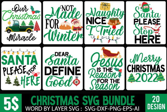 Christmas SVG Bundle ,Christmas SVG Bundle Quotes , Funny SVG Bundle SVG BlackCatsMedia 
