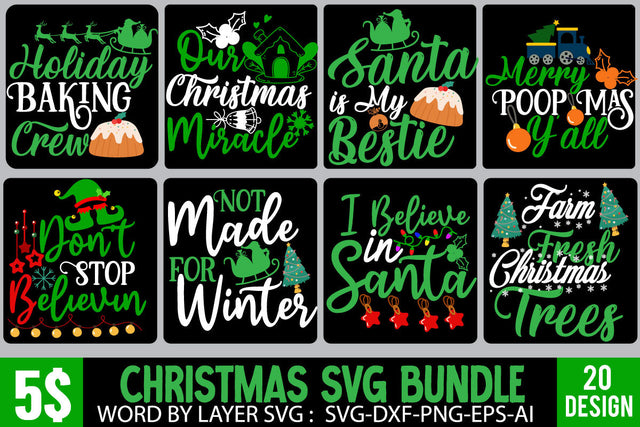 Christmas SVG Bundle ,Christmas SVG Bundle Quotes , Funny SVG Bundle SVG BlackCatsMedia 