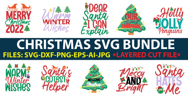 CHRISTMAS SVG BUNDLE ,CHRISTMAS SVG BUNDLE Quotes , Funny Svg SVG Newmockups 