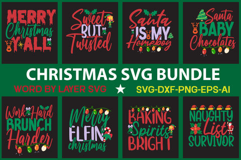 CHRISTMAS SVG BUNDLE ,CHRISTMAS SVG BUNDLE Quotes , Funny Svg SVG Newmockups 