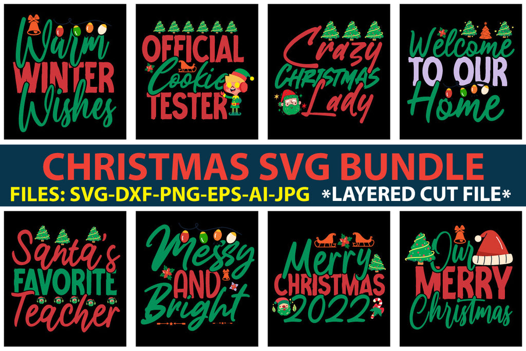 CHRISTMAS SVG BUNDLE ,CHRISTMAS SVG BUNDLE Quotes , Funny Svg - So Fontsy