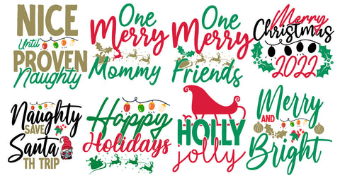 Christmas SVG Bundle , Christmas SVG Bundle Quotes SVG BlackCatsMedia 