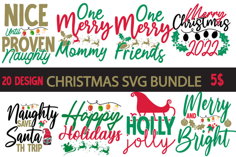 Christmas SVG Bundle , Christmas SVG Bundle Quotes SVG BlackCatsMedia 