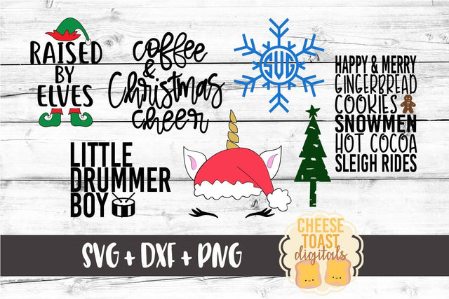 Christmas SVG Bundle - Christmas SVG Files SVG Cheese Toast Digitals 