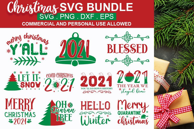 Christmas SVG Bundle. Christmas svg, Winter svg, Santa SVG, SVG Designangry 