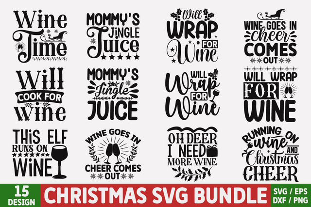 Christmas SVG Bundle Cut File SVG akazaddesign 