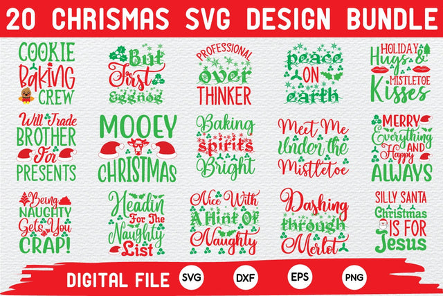 Christmas svg bundle cut file SVG buydesign 