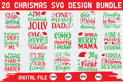 Christmas svg bundle cut file SVG buydesign 