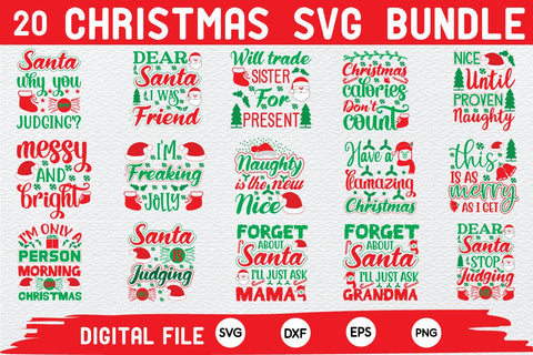 christmas svg bundle cut file SVG buydesign 
