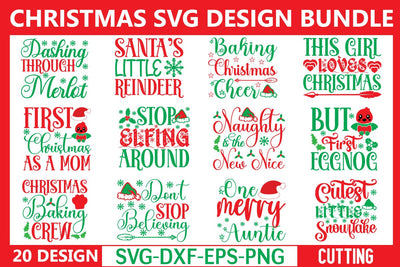 Christmas svg bundle cut file SVG buydesign 
