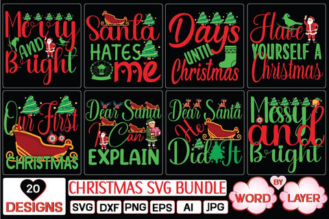 Christmas SVG bundle Cut File SVG Studio Innate 