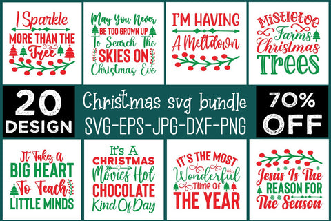 Christmas Svg Bundle digital download commercial use svg files for Cricut Silhouette SVG md faruk hossain 