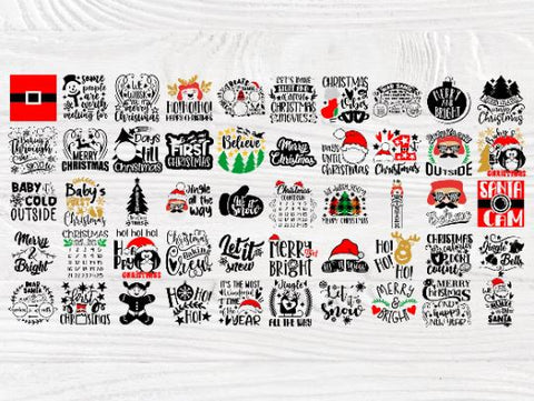 Christmas SVG Bundle, Funny Christmas Shirt Svg SVG TonisArtStudio 