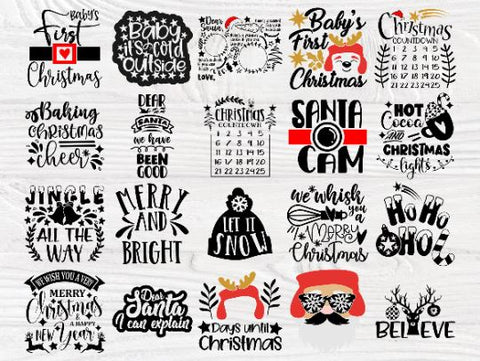 Christmas SVG Bundle, Funny Christmas Shirt Svg SVG TonisArtStudio 