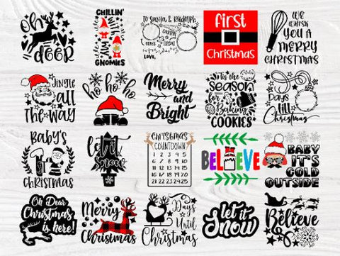 Christmas SVG Bundle, Funny Christmas Shirt Svg SVG TonisArtStudio 