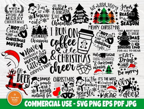 Christmas SVG Bundle, Funny Svg Designs, Shirt Svg SVG TonisArtStudio 