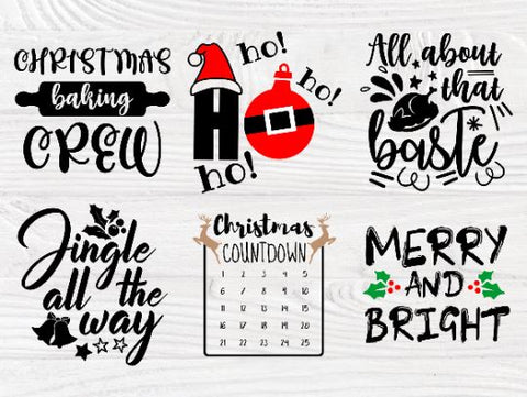 Christmas SVG Bundle, Merry Christmas Svg Cut File SVG TonisArtStudio 