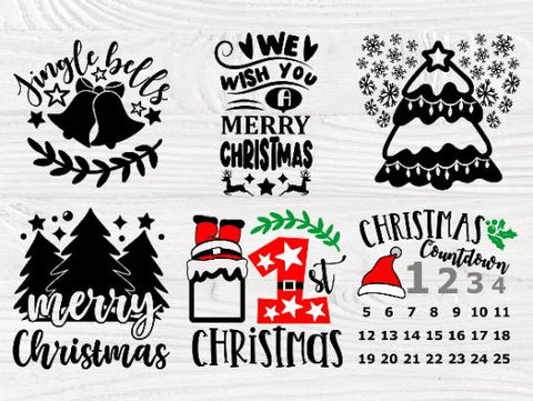 Christmas SVG Bundle, Merry Christmas Svg Cut File SVG TonisArtStudio 