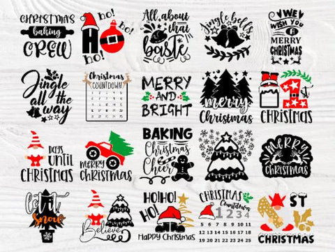 Christmas SVG Bundle, Merry Christmas Svg Cut File SVG TonisArtStudio 