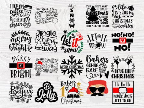 Christmas SVG Bundle, Merry Christmas Svg Cut File SVG TonisArtStudio 