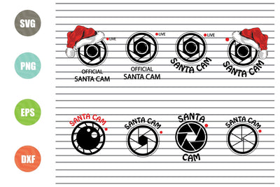 Christmas Svg Bundle, Santa Cam Svg, Elf Cam Svg, Kids Christmas Svg SVG Artstoredigital 