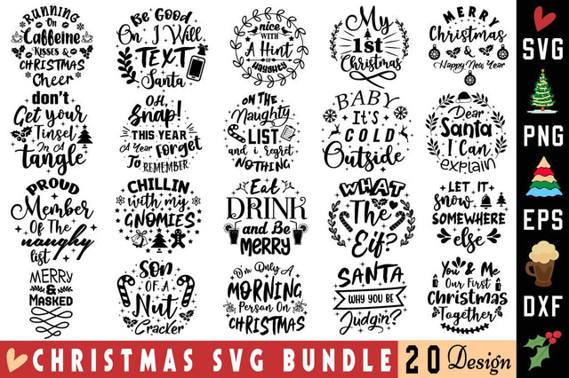 Christmas Svg Bundle SVG Angelina750 
