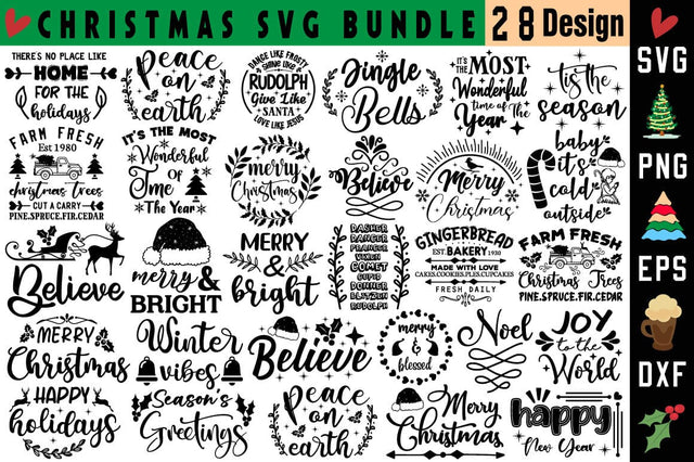 Christmas Svg Bundle SVG Angelina750 