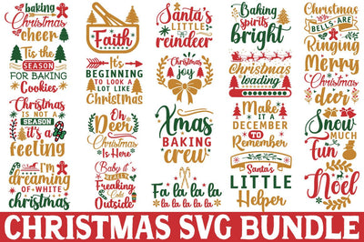 Christmas Svg Bundle SVG Angelina750 