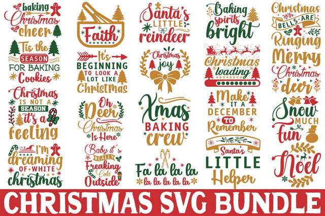 Christmas Svg Bundle SVG Angelina750 