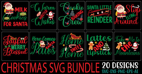 christmas svg bundle SVG Cut File SVG Studio Innate 