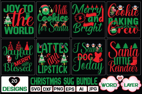 Christmas svg bundle SVG Cut File SVG Studio Innate 