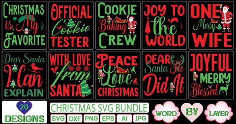 Christmas svg bundle SVG Cut File SVG Studio Innate 
