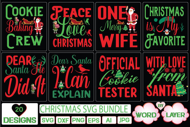 Christmas svg bundle SVG Cut File SVG Studio Innate 