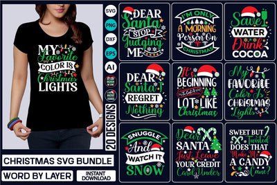 Christmas SVG Bundle SVG Cut File SVGs,Quotes and Sayings,Food & Drink,On Sale, Print & Cut SVG DesignPlante 503 