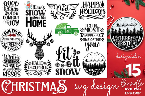 Christmas SVG Bundle SVG DESIGNISTIC 