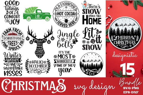 Christmas SVG Bundle SVG DESIGNISTIC 