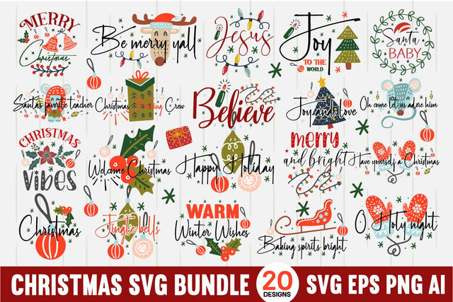 Christmas Svg Bundle SVG designmaster24 