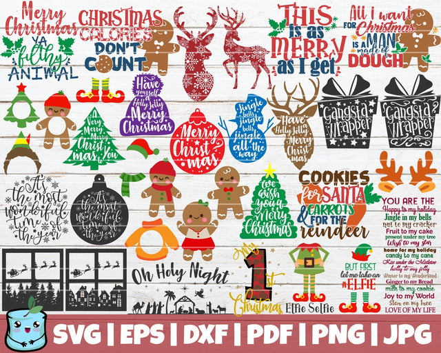 Christmas SVG Bundle SVG MintyMarshmallows 