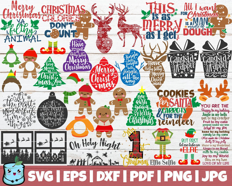 Christmas SVG Bundle SVG MintyMarshmallows 