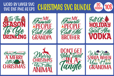 Christmas SVG BUNDLE SVG MStudio 