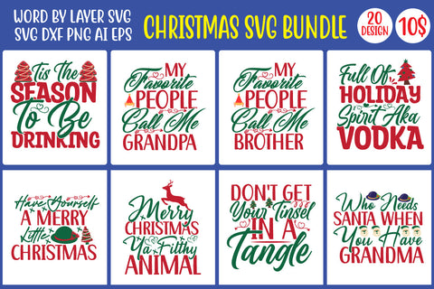 Christmas SVG BUNDLE SVG MStudio 